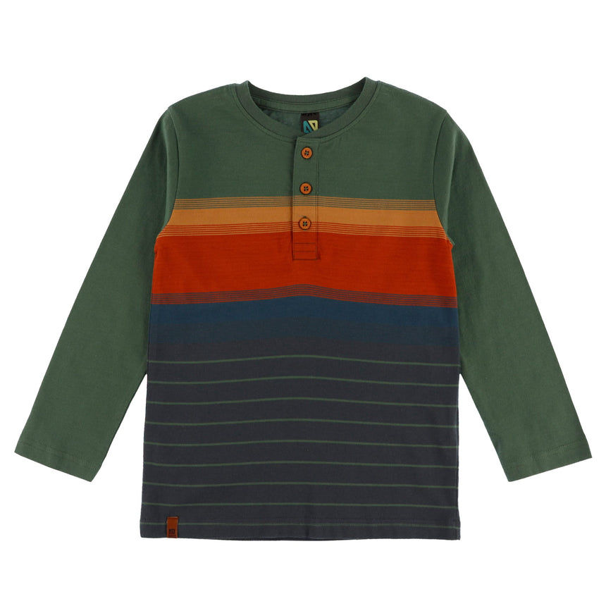 T-shirt Henley Nord 2-12ans-Nano-Vert-2-BOS-F2605-02-CLÉMENT