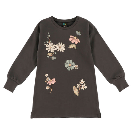 Tunique Fleurs 2-12ans-Nano-Charcoal-2-BOS-F2606-01-CLÉMENT