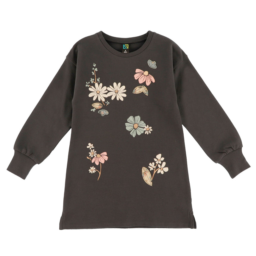 Tunique Fleurs 2-12ans-Nano-Charcoal-2-BOS-F2606-01-CLÉMENT