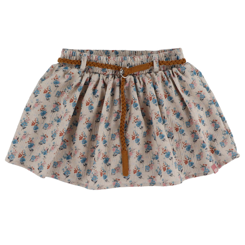 Jupe-culotte Fleurs 2-12ans-Nano-Beige-2-BOS-F2606-06-CLÉMENT