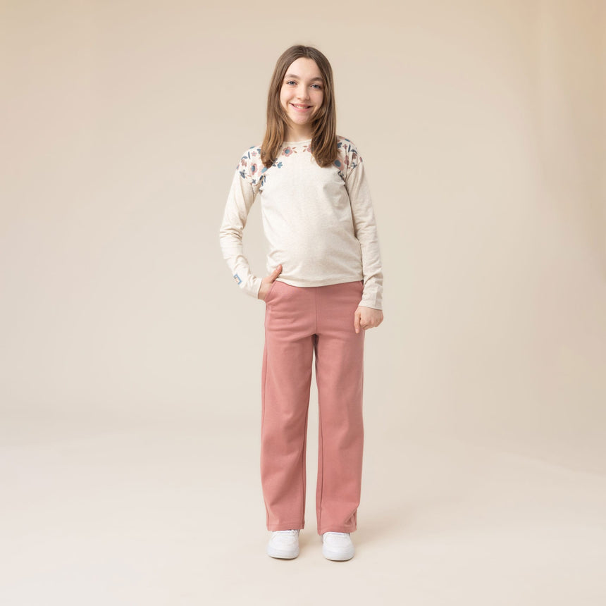 Pantalon Ouaté Fleurs 2-12ans-Nano-BOS-F2606-08-CLÉMENT