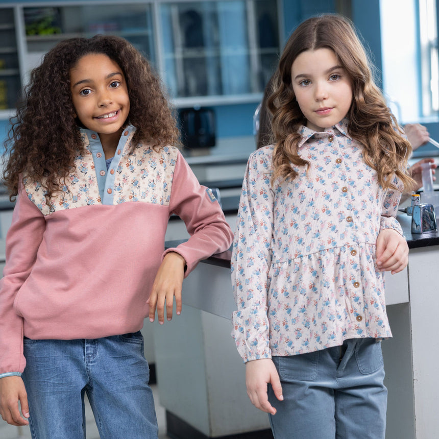 Chemise Fleurs 2-12ans-Nano-BOS-F2606-10-CLÉMENT