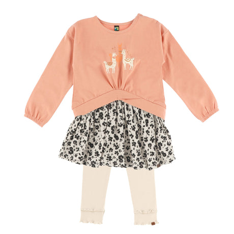 Ensemble Tunique Prairies 6-24mois-Nano-Corail-6 m-BOS-F2652-01-CLÉMENT