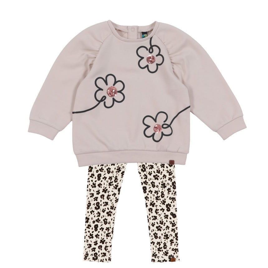 Ensemble Legging Prairies 6-24mois-Nano-Ivoire-6 m-BOS-F2652-03-CLÉMENT