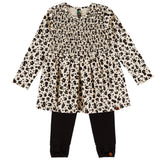 Ensemble Tunique Imprimé Prairies 6-24mois-Nano-Ivoire-6 m-BOS-F2652-05-CLÉMENT