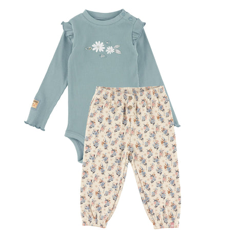 Ensemble Pantalon Imprimé Floraison 6-24mois-Nano-Bleu-6 m-BOS-F2656-01-CLÉMENT