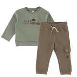 Ensemble Pantalon Animaux Forêt 6-24mois-Nano-Vert-6 m-BOS-F2659-04-CLÉMENT