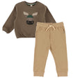 Ensemble Pantalon Orignal Forêt 6-24mois-Nano-Taupe-6 m-BOS-F2659-06-CLÉMENT