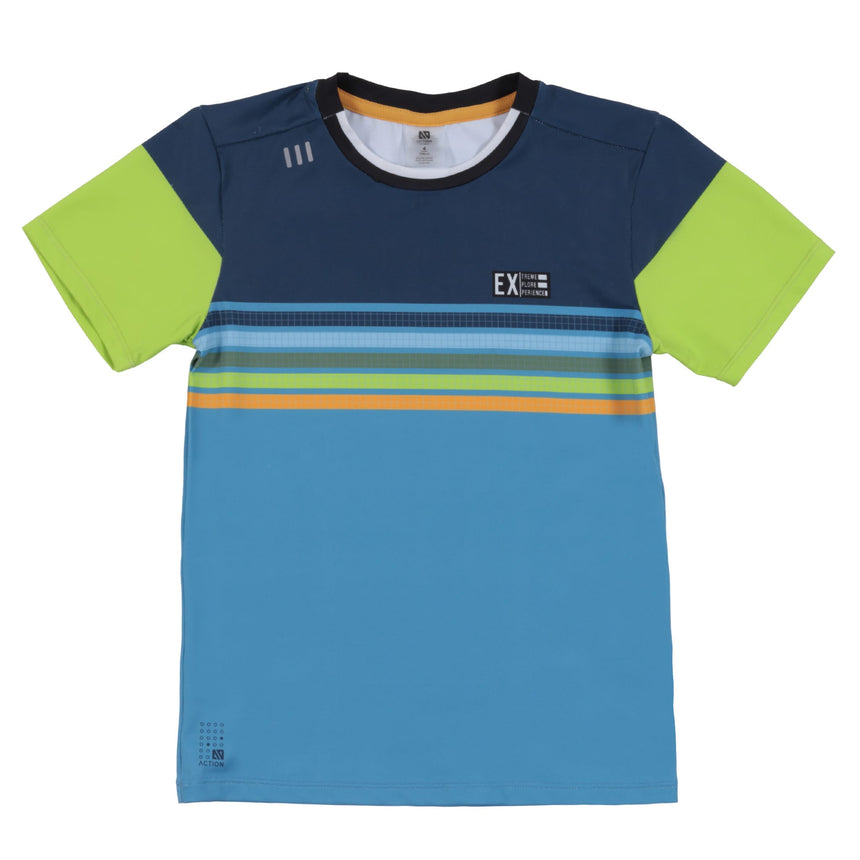T-shirt Rayé Sommet 4-12ans-Nano-Bleu-4-BOS-F26A81-05-CLÉMENT