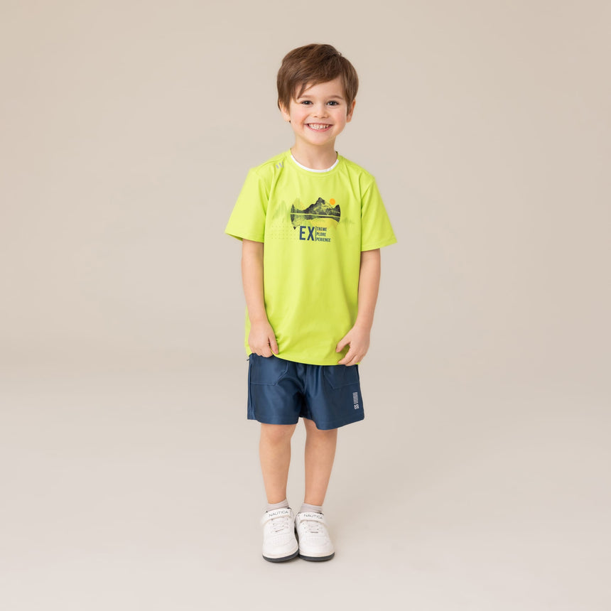 T-shirt Lime Sommet 4-12ans-Nano-BOS-F26A81-06-CLÉMENT