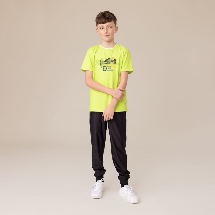 T-shirt Lime Sommet 4-12ans-Nano-BOS-F26A81-06-CLÉMENT