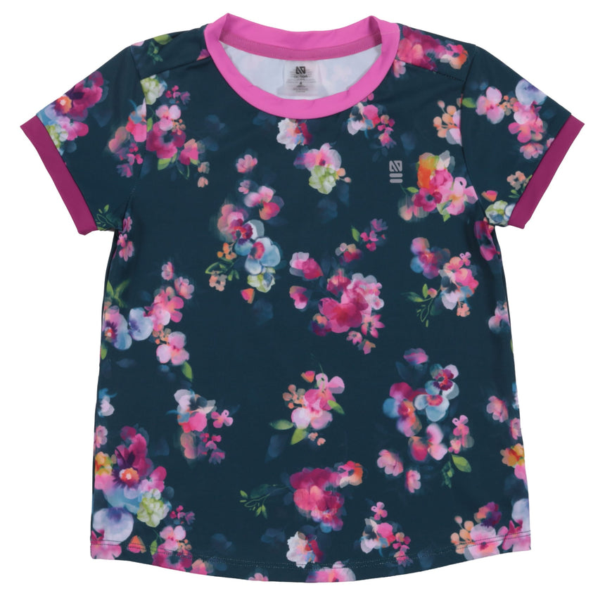 T-shirt Fleurs Journée 4-12ans-Nano-Sarcelle-4-BOS-F26A84-11-CLÉMENT
