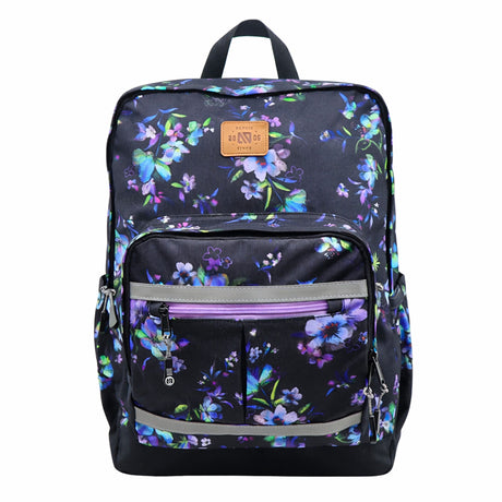 Sac À Dos Fleurs-Nano-Noir-2-12 ans-BOS-F26BP102-CLÉMENT