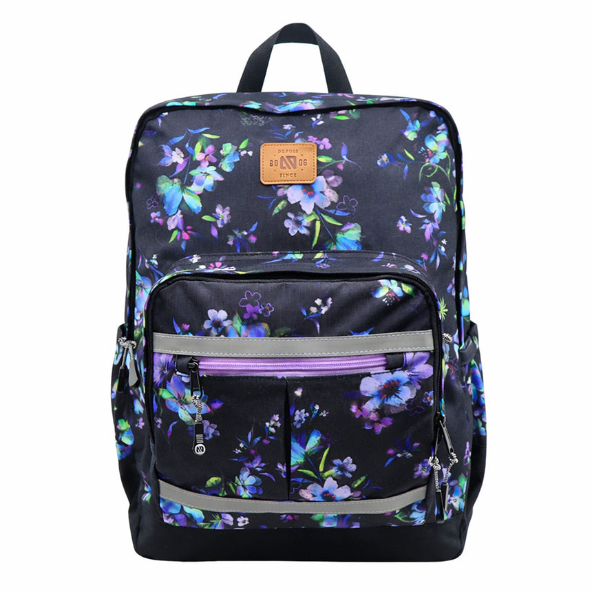 Sac À Dos Fleurs-Nano-Noir-2-12 ans-BOS-F26BP102-CLÉMENT