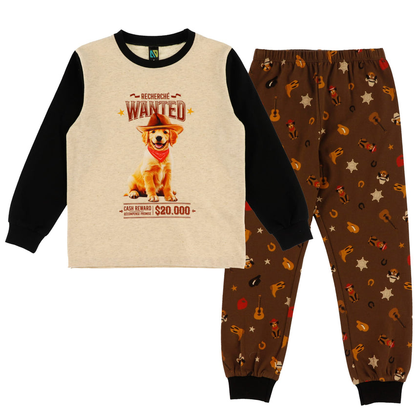 Pyjama Chiens 2-12ans-Nano-Beige-2-BOS-F26P05-CLÉMENT