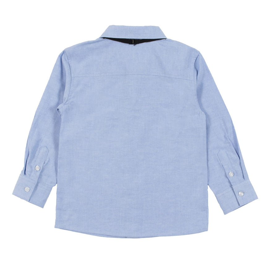Chemise Manches Longues Cravate Bleue 2-12ans-Nano-BOS-BCH03-01-CLÉMENT