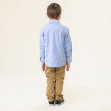 Chemise Manches Longues Cravate Bleue 2-12ans-Nano-BOS-BCH03-01-CLÉMENT