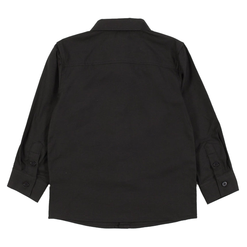 Chemise Manches Longues Cravate Noire 2-12ans-Nano-BOS-BCH03-02-CLÉMENT