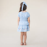 Jupe-culotte Vichy Mer 2-12ans-Nano-BOS-S2602-02-CLÉMENT