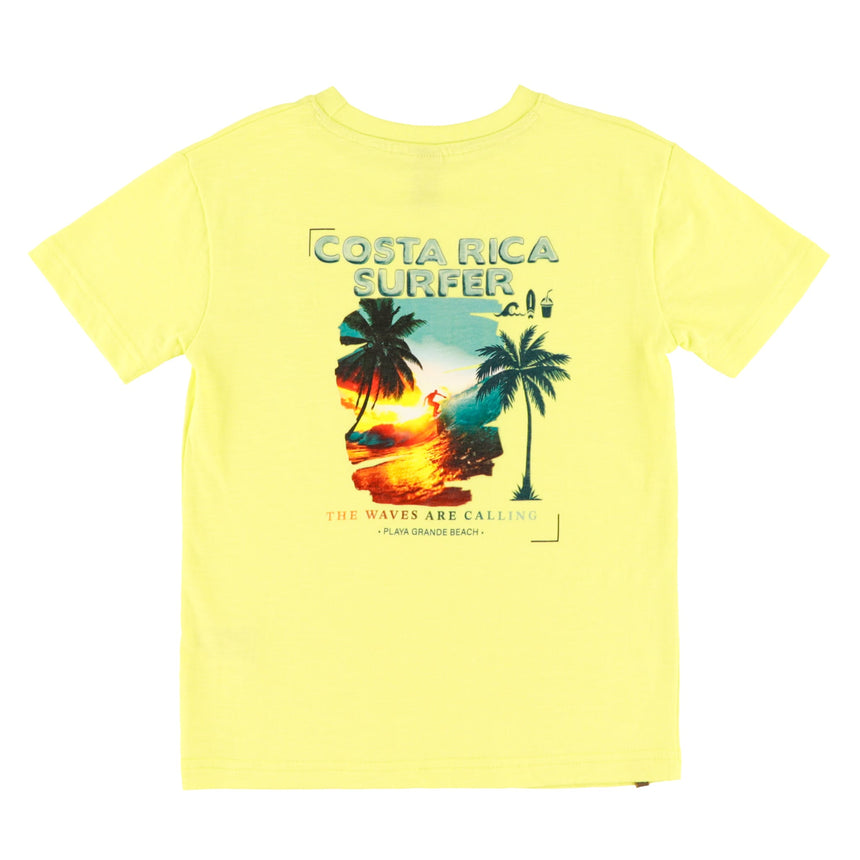 T-shirt Lime Vacances 2-12ans-Nano-BOS-S2607-07-CLÉMENT