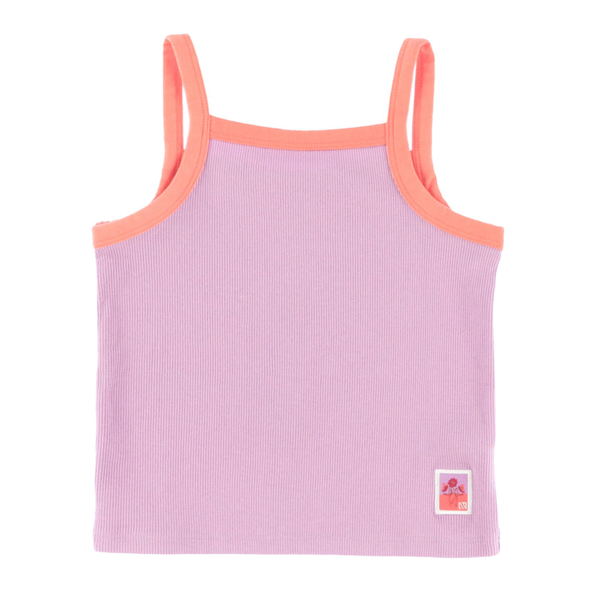 Camisole Côtelée Fleurs 2-12ans-Nano-Lilas-2-BOS-S2608-03-CLÉMENT