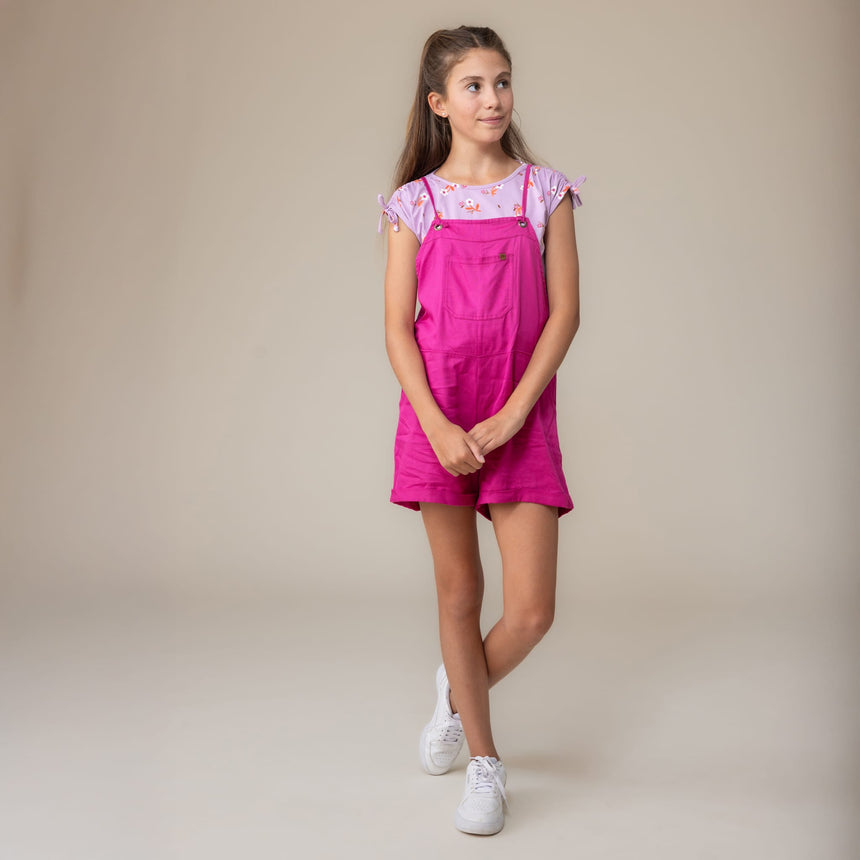 Salopette Fleurs 2-12ans-Nano-BOS-S2608-04-CLÉMENT
