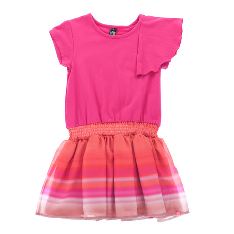 Robe Volants Fleurs 2-12ans-Nano-Fuchsia-2-BOS-S2608-17-CLÉMENT