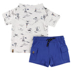 Ensemble Short Cargo Océan 6-24mois-Nano-BOS-S2651-06-CLÉMENT