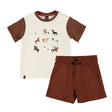 Ensemble Short Cheval 6-24mois-Nano-Ivoire-3 m-BOS-S2653-07-CLÉMENT