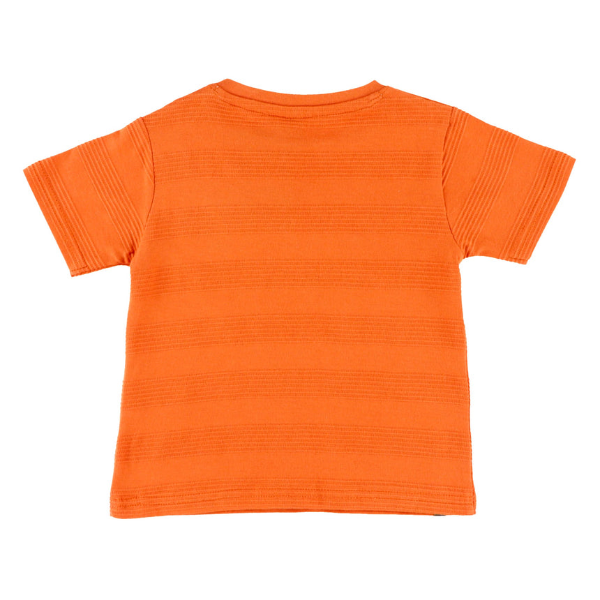 T-shirt Rayé Pêche 6-24mois-Nano-BOS-S2655-05-CLÉMENT