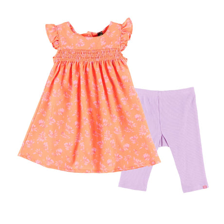 Ensemble Robe Floraison 6-24mois-Nano-Orange-3 m-BOS-S2658-02-CLÉMENT