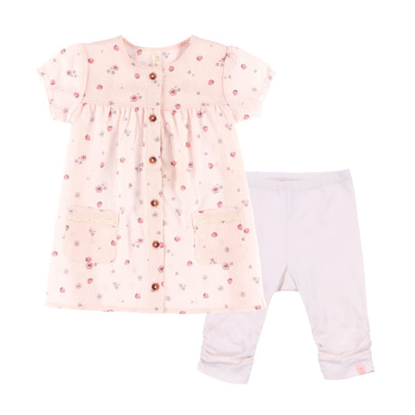 Ensemble Tunique Imprimée Fraises 6-24mois-Nano-Rose-Nouveau-né-BOS-S2660-08-CLÉMENT