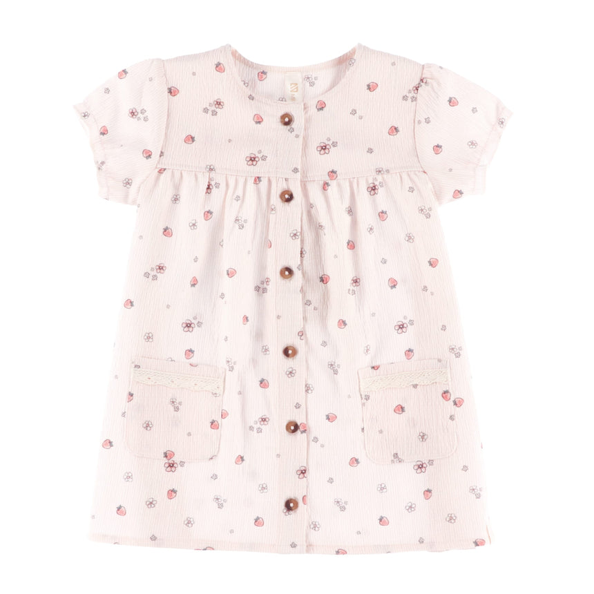 Ensemble Tunique Imprimée Fraises 6-24mois-Nano-BOS-S2660-08-CLÉMENT