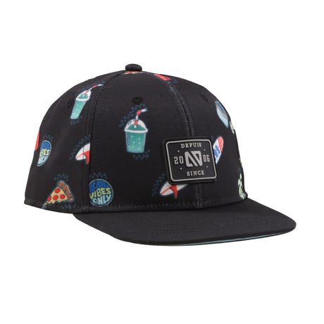 Casquette Surf 2-8ans-Nano-Noir-2-5-BOS-S26CAS05-2-CLÉMENT