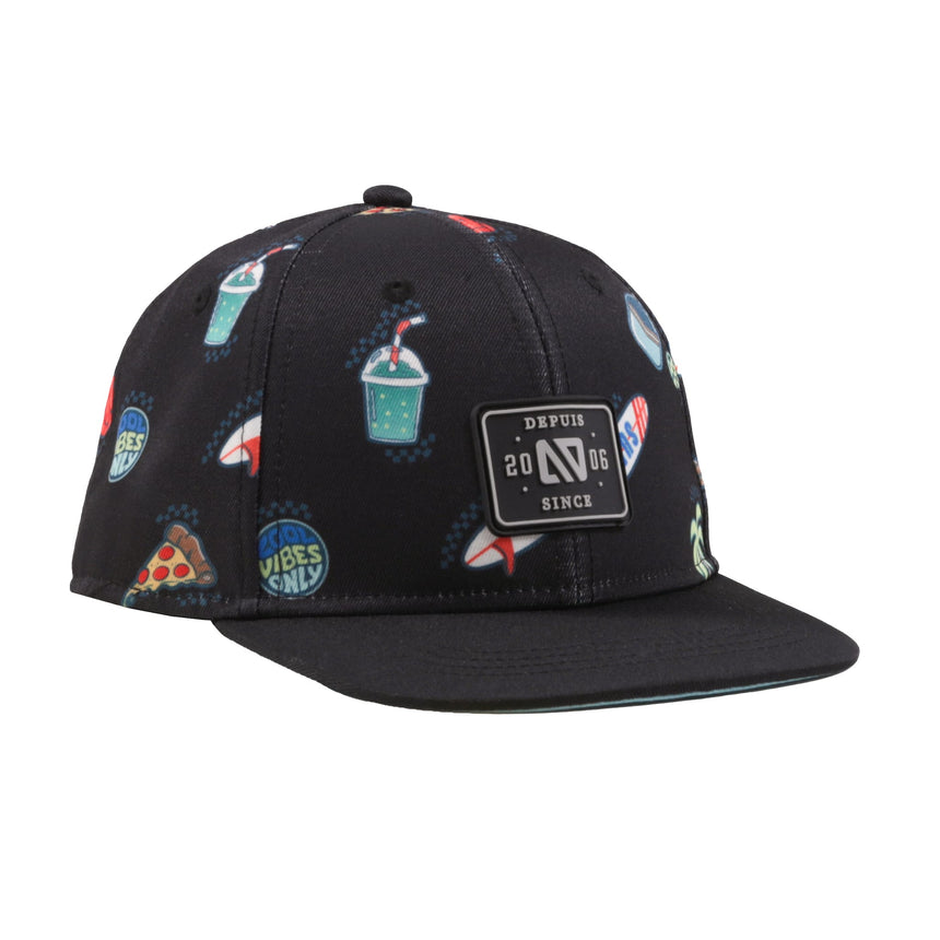 Casquette Surf 2-8ans-Nano-Noir-2-5-BOS-S26CAS05-2-CLÉMENT