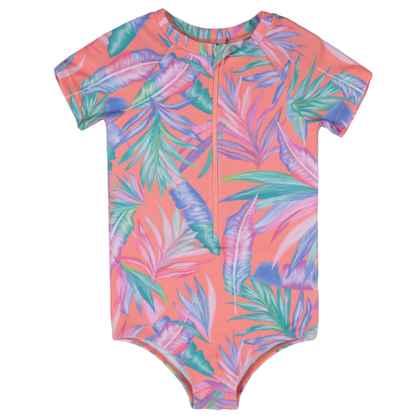 Maillot UV Manches Courtes Palmiers 2-14ans-Nano-Corail-2-BOS-S26S10-02-CLÉMENT