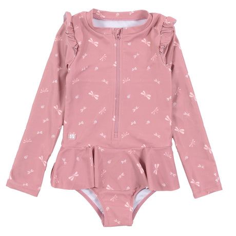 Maillot UV Manches Longues Boucles 12-24mois-Nano-Rose-6 m-BOS-S26S344-1-CLÉMENT