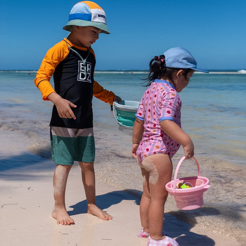 Maillot UV Rayé Fleurs 2-10ans-Birdz-BR1-CLBEKG06743-CLÉMENT