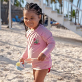 T-shirt Maillot UV Fleurs 2-10ans-Birdz-BR1-CLBEKG06746-CLÉMENT