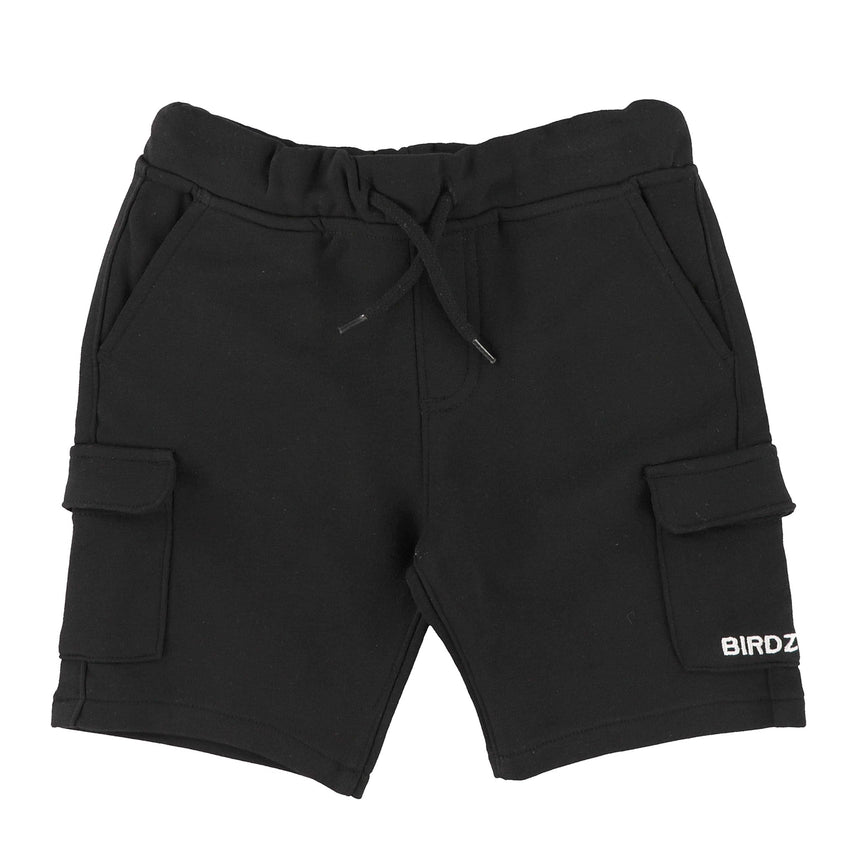 Short Ouatée Cargo 2-10ans-Birdz-Noir-2-BR1-CLSPKB06722-CLÉMENT