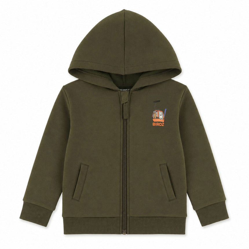 Kangourou Zip Snow Dayz 2-10ans-Birdz-Olive-2-BR1-CLSPKB07252-CLÉMENT