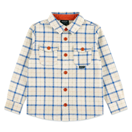 Chemise Carreaux 2-10ans-Birdz-Beige-2-BR1-CLSPKB07253-CLÉMENT