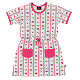 Robe Rayée Fleurs 2-10ans-Birdz-Ivoire-2-BR1-CLSPKG06741-CLÉMENT