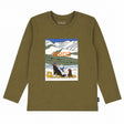 T-shirt Chien Traîneau 2-10ans-Birdz-Olive-2-BR2-44002-F26-O-CLÉMENT