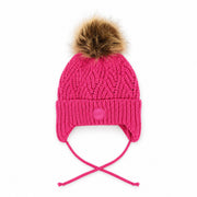 Tuque Tricot Pompon 2-14ans-Birdz-Fuchsia-2-4-BR8-W2668-2-CLÉMENT