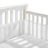 Tour de Lit Bébé en Maille - Blanc-BreathableBaby-BRB-12111-BLANC-CLÉMENT