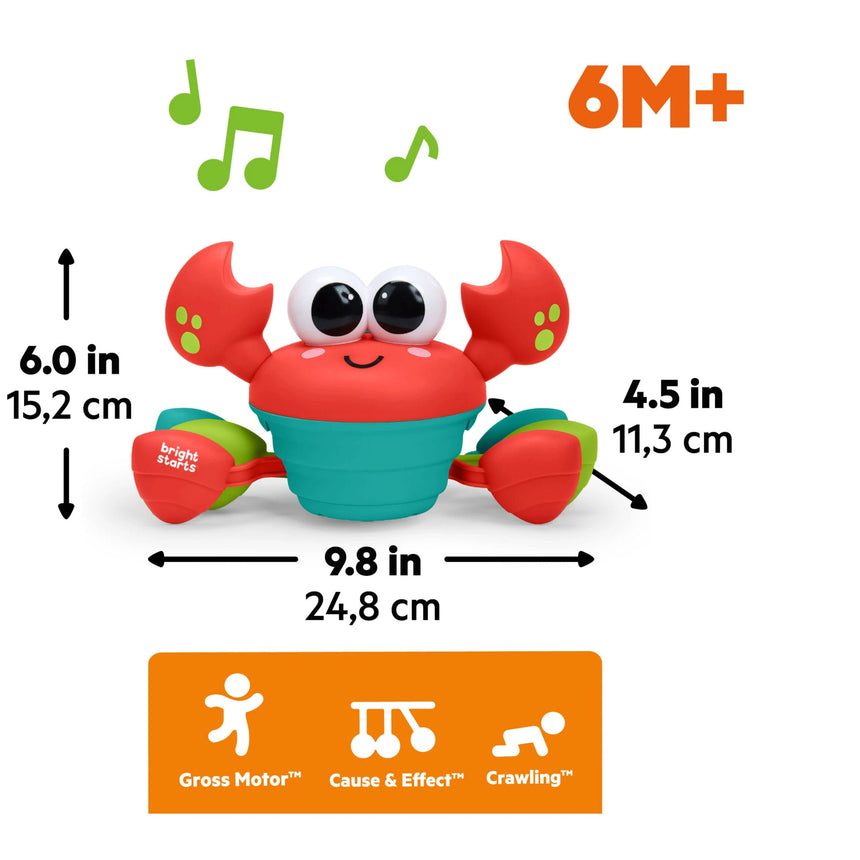 Jouet Musical Intéractif - Crabe-Bright Starts-BRS-17635-CLÉMENT