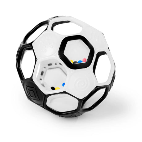 Balle Oball - Soccer Noir et Blanc-Bright Starts-BRS-16907-CLÉMENT