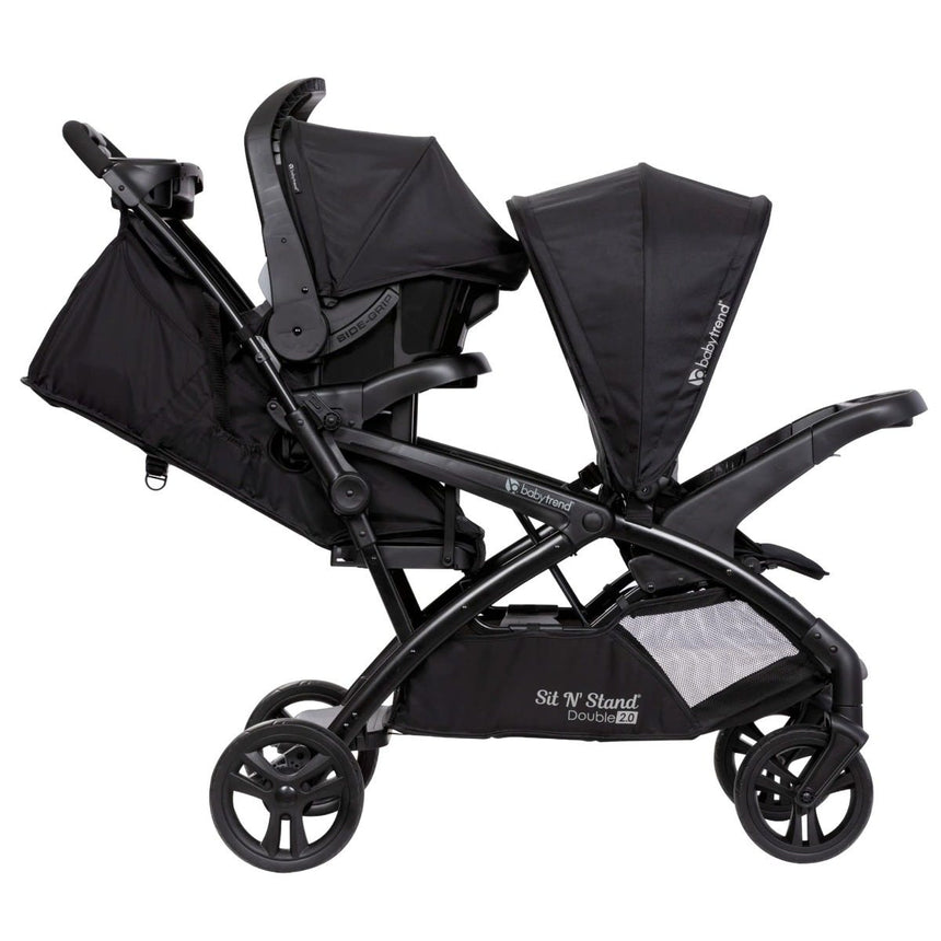 Poussette Sit N' Stand® Double 2.0 - Noir Dash-Baby Trend-BTR-NC28F00-CLÉMENT