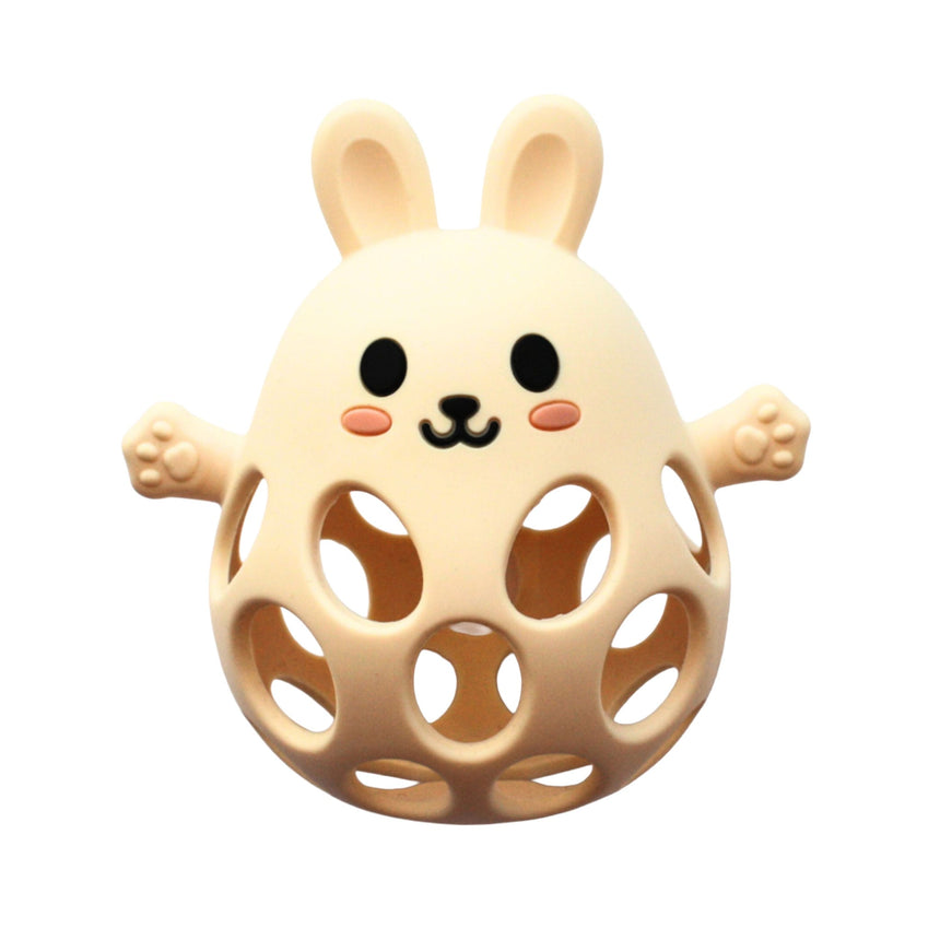 Jouet de Dentition Bouliboule - Lapin Ivoire-Bulle-BUB-B-BBL0010-01-CLÉMENT